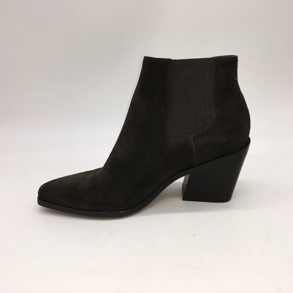Rag & Bone Boots RAZOR CHELSEA BOOTIE in Slate SUEDE Booties size 9 - Picture 6 of 9